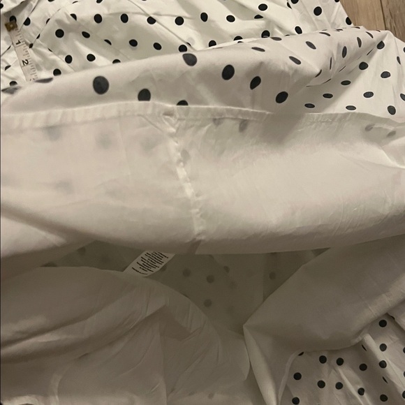 Talbots, size 18W, Black & White Polka Dot, Poplin Fit & Flare - Picture 9 of 9
